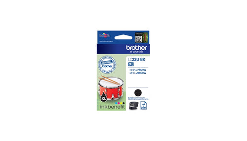 Brother LC-22UBK ink cartridge Original High (XL) Yield Black Brother LC-22UBK ink cartridge Original High (XL) Yield Black